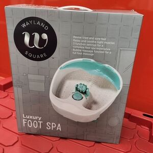 Luxury Foot Spa - White and Green